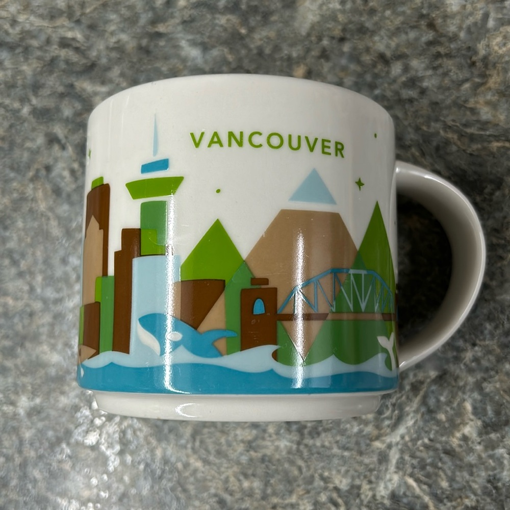 Starbucks Vancouver You are Here Collection Coffee Cup Mug Large